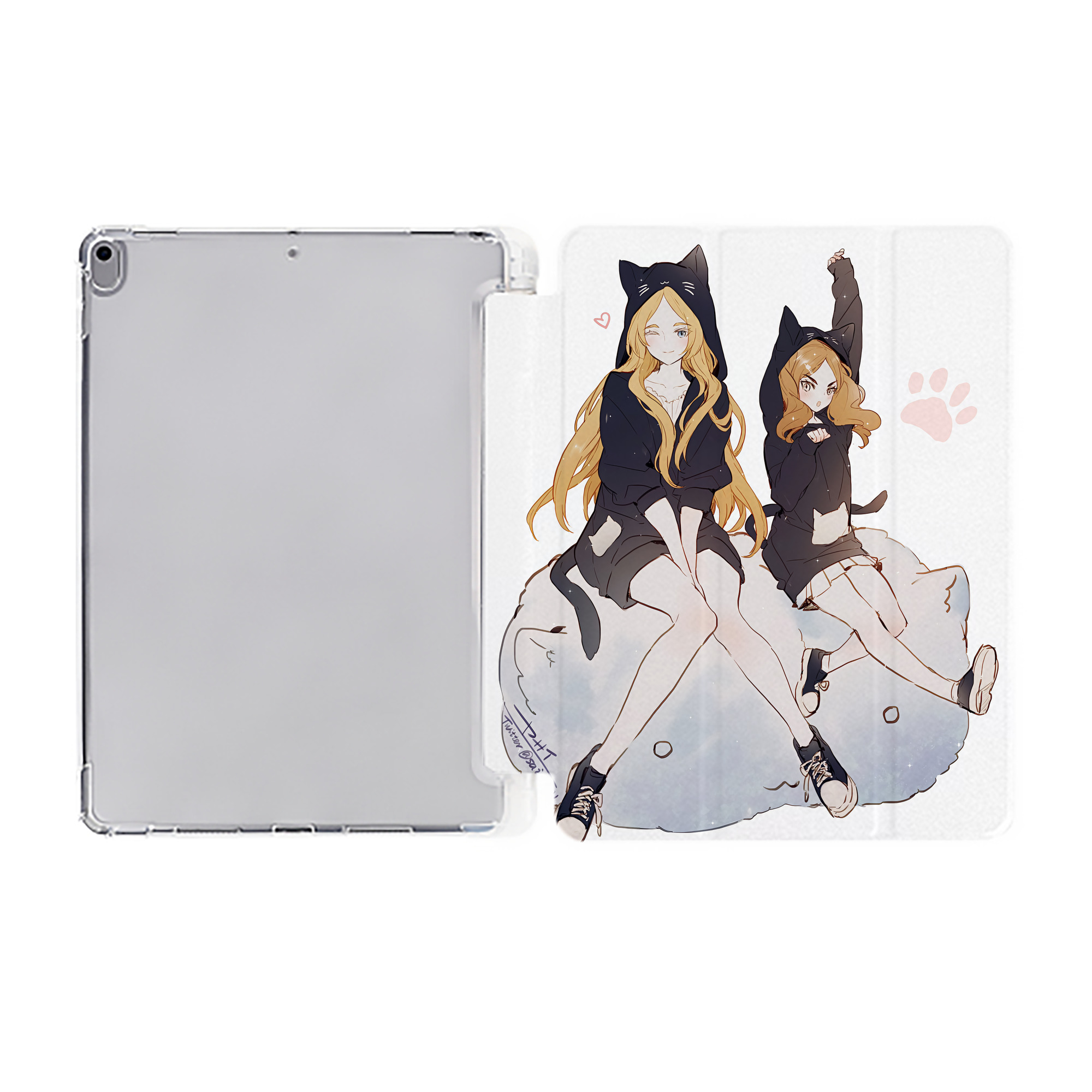 （画像用） ハイキュー!! Haikyu!! IPad ケース ペン収納付き 三つ折りスタンド PUレザー×シリコン 対応機種9.5/10.5/10.9インチ